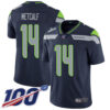 Nike Seahawks #14 D.K. Metcalf Steel Blue Team Color Men’s Stitched NFL 100th Season Vapor Limited Jersey