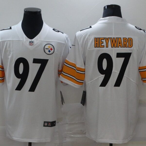Men’s Pittsburgh Steelers #97 Cameron Heyward White 2017 Vapor Untouchable Stitched NFL Nike Limited Jersey