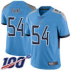 Nike Titans #54 Rashaan Evans Light Blue Alternate Men’s Stitched NFL 100th Season Vapor Limited Jersey