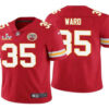 Men’s Kansas City Chiefs #35 Charvarius Ward Red 2021 Super Bowl LV Limited Stitched NFL Jersey