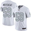 Nike Raiders #59 Tahir Whitehead White Men’s Stitched NFL Limited Rush Jersey