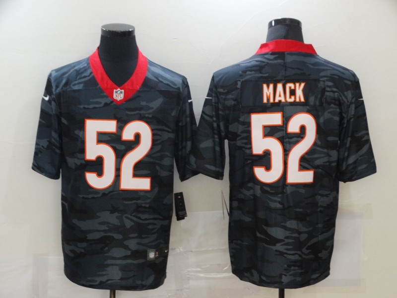 Men’s Chicago Bears #52 Khalil Mack 2020 Camo Limited Stitched Nike NFL Jersey