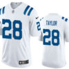 Men’s Indianapolis Colts #28 Jonathan Taylor White 2020 Vapor Untouchable Stitched NFL Nike Limited Jersey