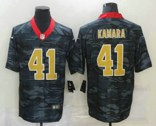 Men’s New Orleans Saints #41 Alvin Kamara 2020 Camo Limited Stitched Nike NFL Jersey