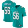 Nike Miami Dolphins #56 Davon Godchaux Men’s Limited Aqua Team Color Vapor Untouchable Jersey