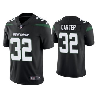 Men’s Black New York Jets #32 Michael Carter 2021 Vapor Untouchable Limited Stitched Jersey