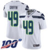 Nike Seahawks #49 Shaquem Griffin White Men’s Stitched NFL 100th Season Vapor Limited Jersey