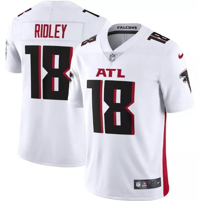 Men’s Atlanta Falcons #18 Calvin Ridley White New Vapor Untouchable Limited Nike Jersey