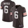 Men’s Cleveland Browns #6 Baker Mayfield Brown 2020 NEW Vapor Untouchable Stitched NFL Nike Limited Jersey
