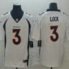 Men’s Denver Broncos #3 Drew Lock White 2017 Vapor Untouchable Stitched NFL Nike Limited Jersey