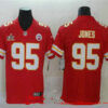 Men’s Kansas City Chiefs #95 Chris Jones Red 2021 Super Bowl LV Vapor Untouchable Stitched Nike Limited NFL Jersey