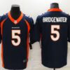Men’s Denver Broncos #5 Teddy Bridgewater Navy Blue 2021 Vapor Untouchable Stitched NFL Nike Limited Jersey