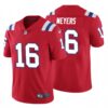 Men’s New England Patriots #16 Jakobi Meyers Vapor Untouchable Limited Red Jersey