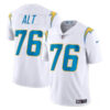Men’s Los Angeles Chargers #76 Joe Alt White Vapor Limited Football Stitched Jersey