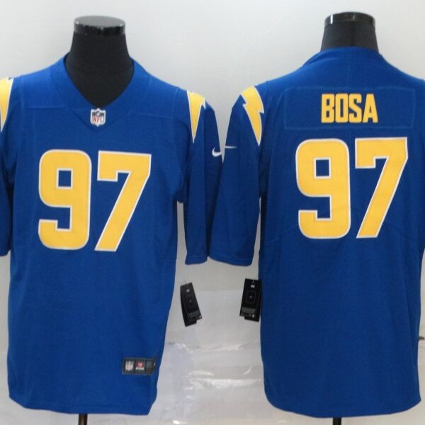 Men’s Los Angeles Chargers #97 Joey Bosa Royal Blue 2020 NEW Color Rush Stitched NFL Nike Limited Jersey
