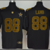 Men’s Dallas Cowboys #88 CeeDee Lamb Black 2020 Nike Flocked Leopard Print Vapor Limited NFL Jersey