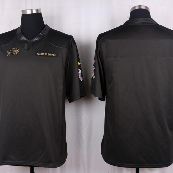 Nike Bills Blank Anthracite Salute To Service Limited Jersey
