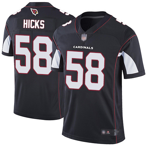 Cardinals #58 Jordan Hicks Black Alternate Men’s Stitched Football Vapor Untouchable Limited Jersey