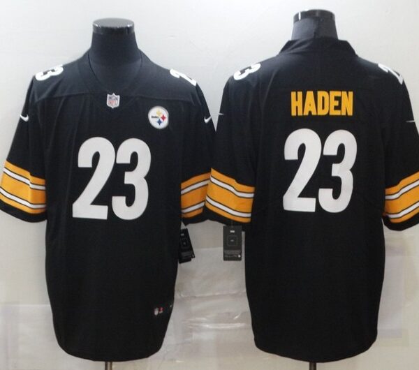 Men’s Pittsburgh Steelers #23 Joe Haden Black 2017 Vapor Untouchable Stitched NFL Nike Limited Jersey