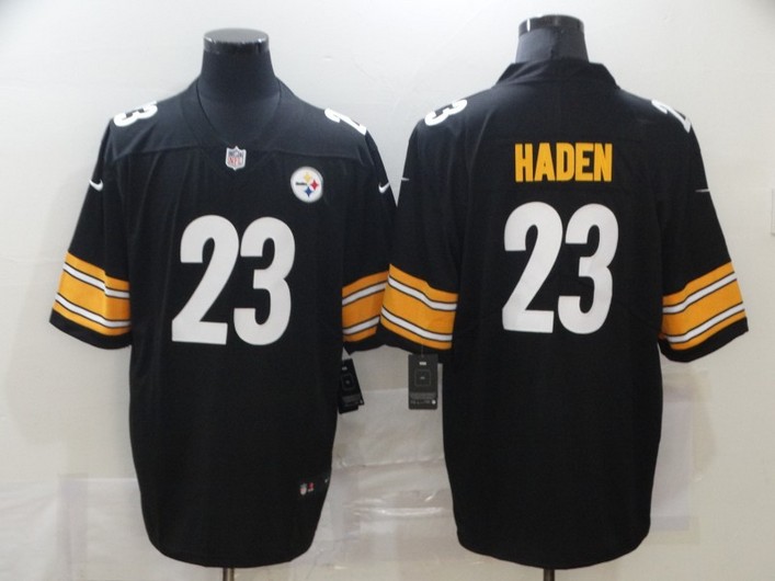 Men’s Pittsburgh Steelers #23 Joe Haden Black 2017 Vapor Untouchable Stitched NFL Nike Limited Jersey