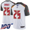 Nike Buccaneers #25 Peyton Barber White Men’s Stitched NFL 100th Season Vapor Limited Jersey