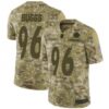 Men’s Pittsburgh Steelers #96 Isaiah Buggs Limited Camo 2018 Salute to Service Jersey