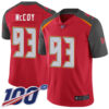 Nike Buccaneers #93 Gerald McCoy Red Team Color Men’s Stitched NFL 100th Season Vapor Limited Jersey