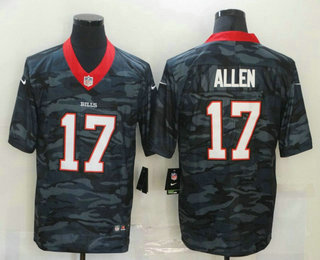 Men’s Buffalo Bills #17 Josh Allen 2020 Camo Limited Stitched Nike NFL Jersey