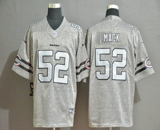 Men’s Chicago Bears #52 Khalil Mack 2019 Gray Gridiron Vapor Untouchable Stitched NFL Nike Limited Jersey