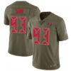 Nike Tampa Bay Buccaneers #93 Ndamukong Suh Men’s Limited Salute to Service Green Jersey