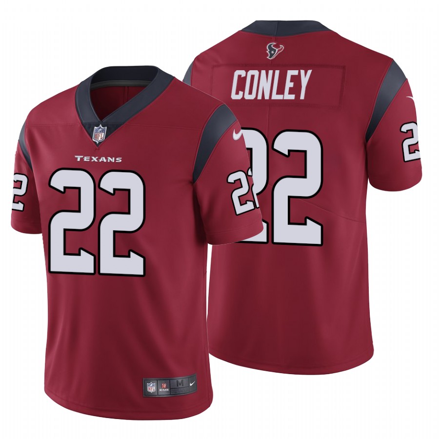 Nike Texans #22 Gareon Conley Men’s Red Vapor Untouchable Limited NFL Jersey