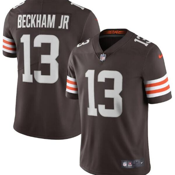 Nike Cleveland Browns #13 Odell Beckham Jr. Brown 2020 New Vapor Untouchable Limited Jersey