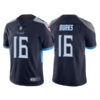 Men’s Tennessee Titans #16 Treylon Burks Navy Vapor Untouchable Stitched Jersey
