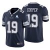 Men’s Dallas Cowboys #19 Amari Cooper 60th Anniversary Navy Vapor Untouchable Stitched NFL Nike Limited Jersey