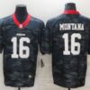Men’s San Francisco 49ers #16 Joe Montana 2020 Camo Limited Stitched Nike NFL Jersey