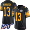 Nike Steelers #13 James Washington Black Men’s Stitched NFL Limited Rush 100th Season Jersey