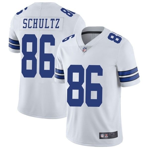 Men’s Dallas Cowboys #86 Dalton Schultz White Vapor Untouchable Limited Stitched NFL Jersey