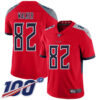 Nike Titans #82 Delanie Walker Red Men’s Stitched NFL Limited Inverted Legend 100th Season Jersey
