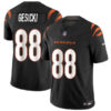 Men’s Cincinnati Bengals #88 Mike Gesicki Black 2024 F.U.S.E. Vapor Untouchable Limited Stitched Jersey