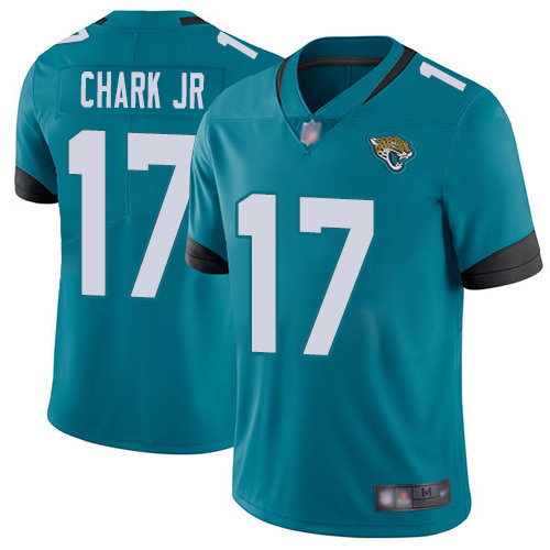 Jaguars #17 DJ Chark Jr Teal Green Alternate Men’s Stitched Football Vapor Untouchable Limited Jersey
