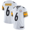 Nike Steelers #6 Devlin Hodges White Men’s Stitched NFL Vapor Untouchable Limited Jersey