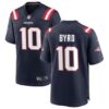Men’s New England Patriots #10 Damiere Byrd Navy Blue 2020 NEW Vapor Untouchable Stitched NFL Nike Limited Jersey