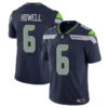 Men’s Seattle Seahawks #6 Sam Howell Navy Vapor Limited Football Stitched Jersey