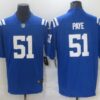 Men’s Indianapolis Colts #51 Kwity Paye Royal Blue 2021 Vapor Untouchable Stitched NFL Nike Limited Jersey