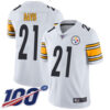 Nike Steelers #21 Sean Davis White Men’s Stitched NFL 100th Season Vapor Limited Jersey