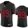 Men’s San Francisco 49ers #99 Javon Kinlaw Black 2020 Vapor Untouchable Stitched NFL Nike Limited Jersey