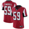Falcons #59 De’Vondre Campbell Red Team Color Men’s Stitched Football Vapor Untouchable Limited Jersey