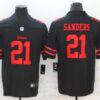 Men’s San Francisco 49ers #21 Deion Sanders Black 2020 Vapor Untouchable Stitched NFL Nike Limited Jersey