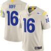 Nike Los Angeles Rams #16 Jared Goff Bone 2020 New Vapor Untouchable Limited Jersey