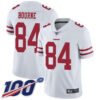 San Francisco 49ers Men’s #84 Kendrick Bourne White Limited Road 100th Season Vapor Untouchable Jersey